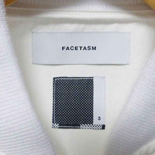 【新品】FACETASM　ワッペン　ブルゾン　薄手　ホワイト　3