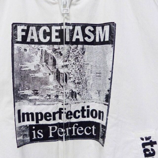 【新品】FACETASM　ワッペン　ブルゾン　薄手　ホワイト　3