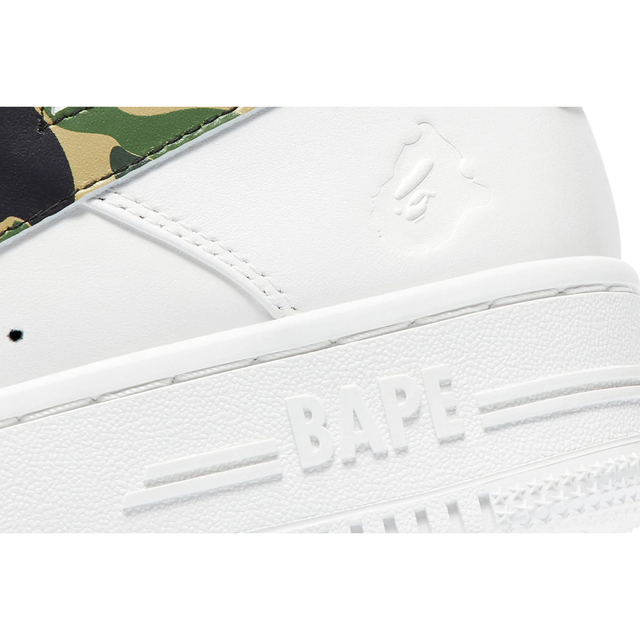 A BATHING APE(アベイシングエイプ)の28 BAPE STA ABC CAMO 1I70-191-005 GREEN メンズの靴/シューズ(スニーカー)の商品写真