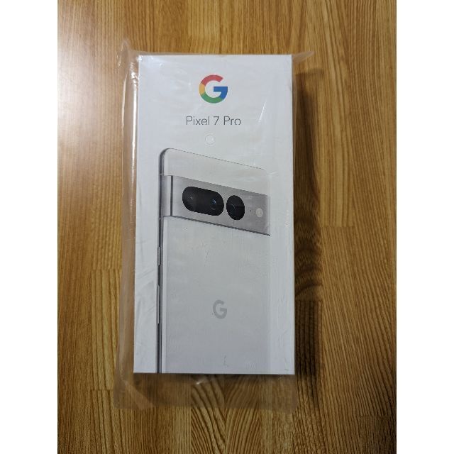 新品未使用　Pixel7 pro 256　白　Googleストア版　クーポンあり