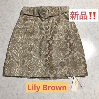 リリーブラウン(Lily Brown)のLily Brown スカート(ひざ丈スカート)