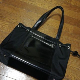 フェラガモ 極美品 VIVA BOW リボン トートバッグ ターコイズ ビバボウ