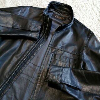 MEN'S BIGI   MENS'BIGI メンズビギレザージャケット M ブラック