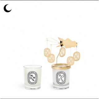 ディプティック(diptyque)のカルーセル＆フレグランスキャンドル 70G2 種セット（ローズ＆ミモザ)(キャンドル)