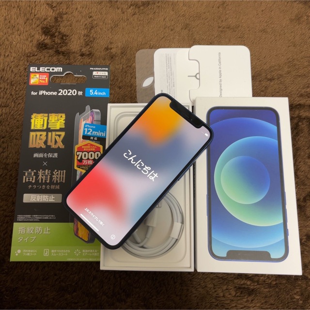 iPhone - 【SIMフリー】iPhone 12 mini ブルー 64GBの通販 by