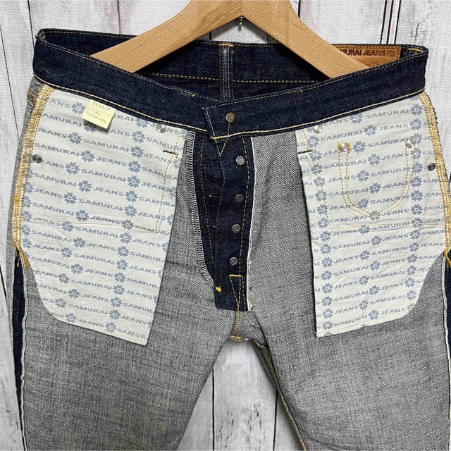 超美品!SAMURAI JEANS 倭魂セルビッチデニム ジーンズ!日本製
