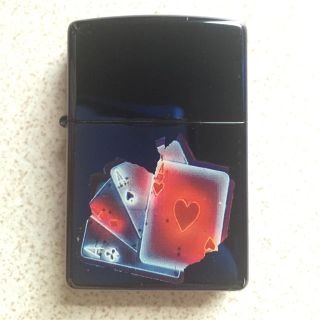 ジッポー(ZIPPO)のオイルジッポー ブルー(タバコグッズ)