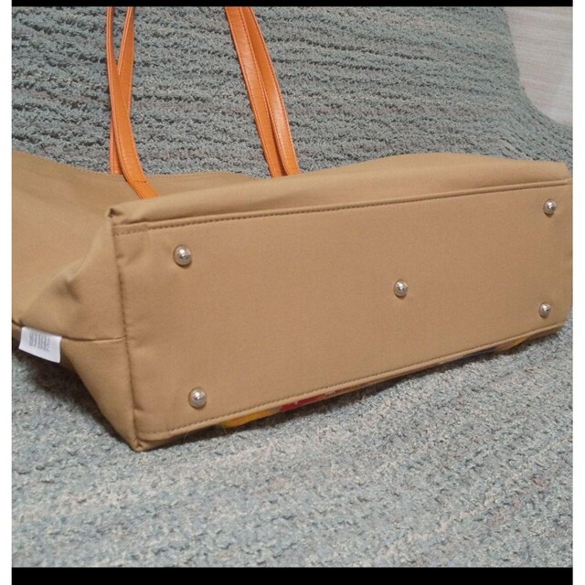 再×14入荷 FEILER フェイラー ☆ トートバッグ 旗 フラッグ柄 ベージュ