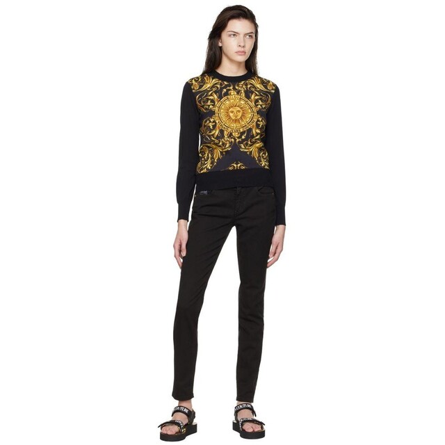 VERSACE JEANS COUTURE スウェット ブラック VERSACE JEANS COUTURE スウェット ブラック