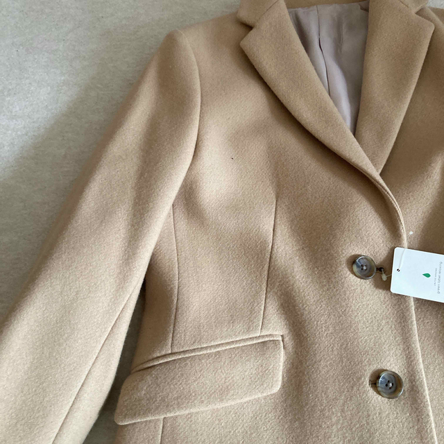 グリーンレーベルリラクシング チェスターコート 38 ウール カシミヤ混