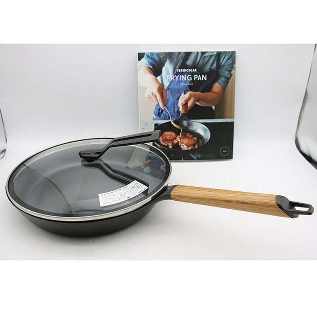 バーミキュラ フライパン FRYING PAN 26cm ＆リッド ガラス蓋 最上の