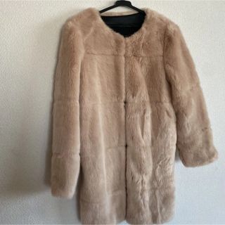 ザラ(ZARA)のzara ファーコート(毛皮/ファーコート)