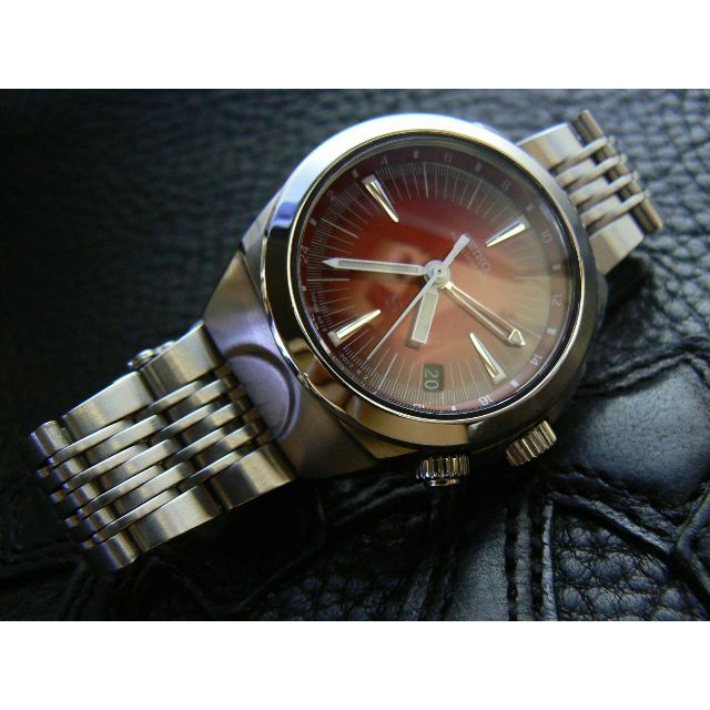 超歓迎された】 セイコー seiko SEIKO レッド赤サス メカサス 美品 ４Ｓ１２ ハイビート 腕時計(アナログ) 