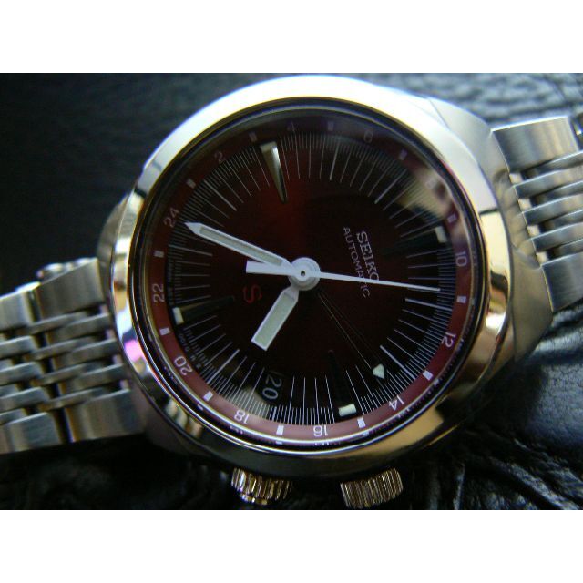 seiko  セイコー  レッド赤サス　メカサス  ４Ｓ１２　ハイビート  美品