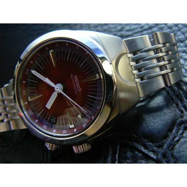 seiko  セイコー  レッド赤サス　メカサス  ４Ｓ１２　ハイビート  美品