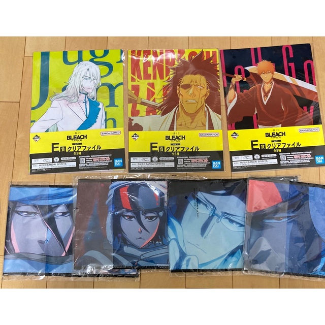 BLEACH ブリーチ 一番くじ E賞 クリアファイル F賞 タオル 7点セットの通販 by マリオ's shop｜ラクマ