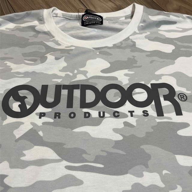 OUTDOOR PRODUCTS(アウトドアプロダクツ)の6L☆OUTDOOR PRODUCTS迷彩WH半袖Tシャツ大きいサイズメンズ メンズのトップス(Tシャツ/カットソー(半袖/袖なし))の商品写真