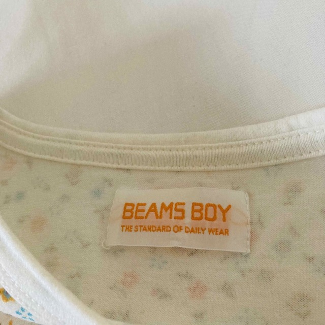 BEAMS BOY(ビームスボーイ)の美品☆ビームスボーイ　コットンカットソー　花柄 レディースのトップス(カットソー(長袖/七分))の商品写真