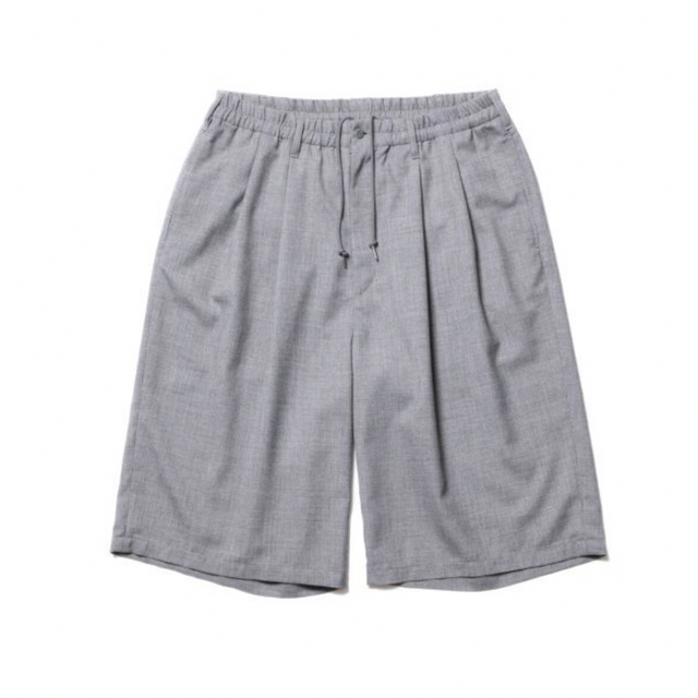 『5年保証』 COOTIE - COOTIE T/W 2 Tuck Easy Shorts (Ash Gray) ショートパンツ