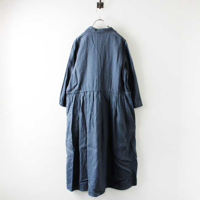 fog linen work フォグリネンワーク リネン切替タックオープンカラー