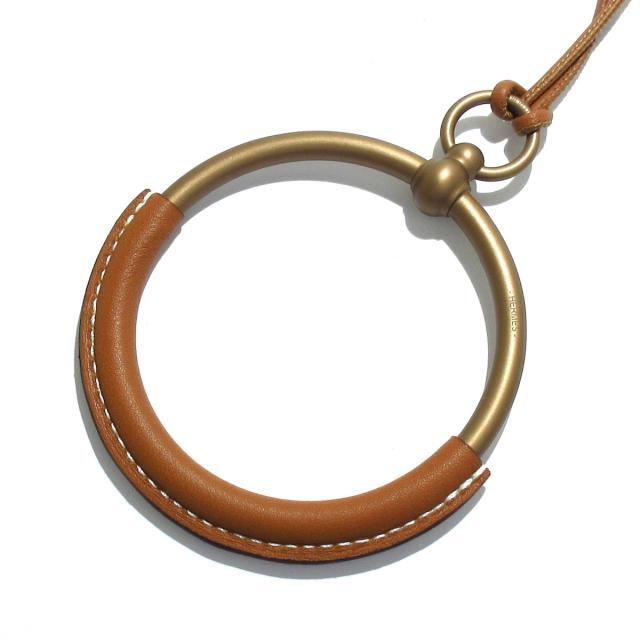再再販! Hermes - エルメス ネックレス美品 ブラウン ネックレス