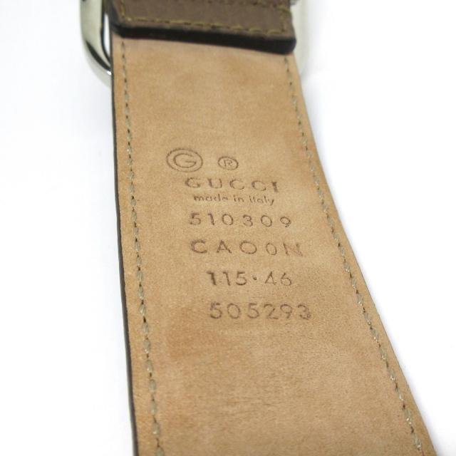 グッチ ベルト 115・46美品 510309 レザー | www.eintauto.com
