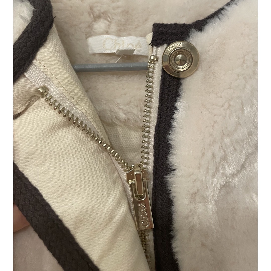 Chloe - クロエ☆Chloe☆フェイクファーコート(12Y150cm)の通販 by pp