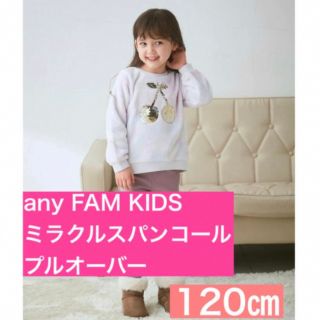 エニィファム(anyFAM)のany FAM KIDS ミラクルスパンコール プルオーバー　オーロラ(Tシャツ/カットソー)