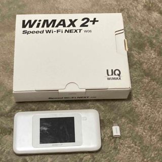 ファーウェイ(HUAWEI)のWimax2+ speed wi-fi NEXT W06 ホワイト(PC周辺機器)