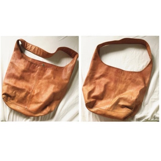 サンタモニカ(Santa Monica)のヴィンテージ レザーバッグ ___ old leather bag 🫰(ショルダーバッグ)