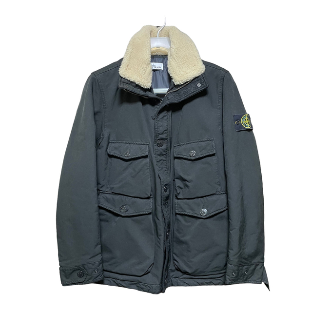 STONE ISLAND(ストーンアイランド)のstone island ストーンアイランド ファーコート メンズのジャケット/アウター(ミリタリージャケット)の商品写真