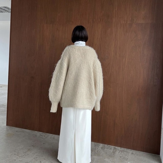 CLANE(クラネ)のCOLOR MOHAIR SHAGGY CARDIGAN レディースのトップス(カーディガン)の商品写真