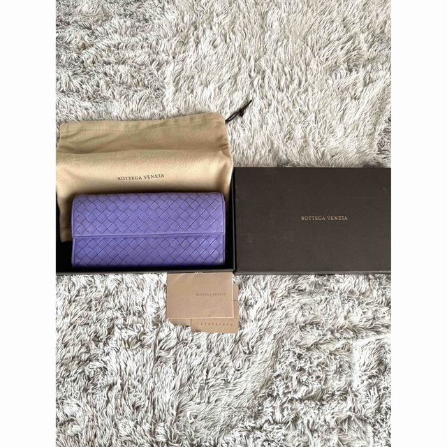 BOTTEGA VENETA ☆ イントレチャート 長財布 パープル