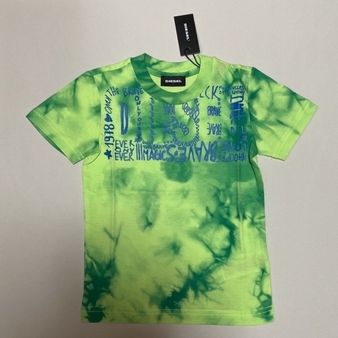 洗練されたデザイン DIESEL BABY タイダイTシャツ グリーン 24M