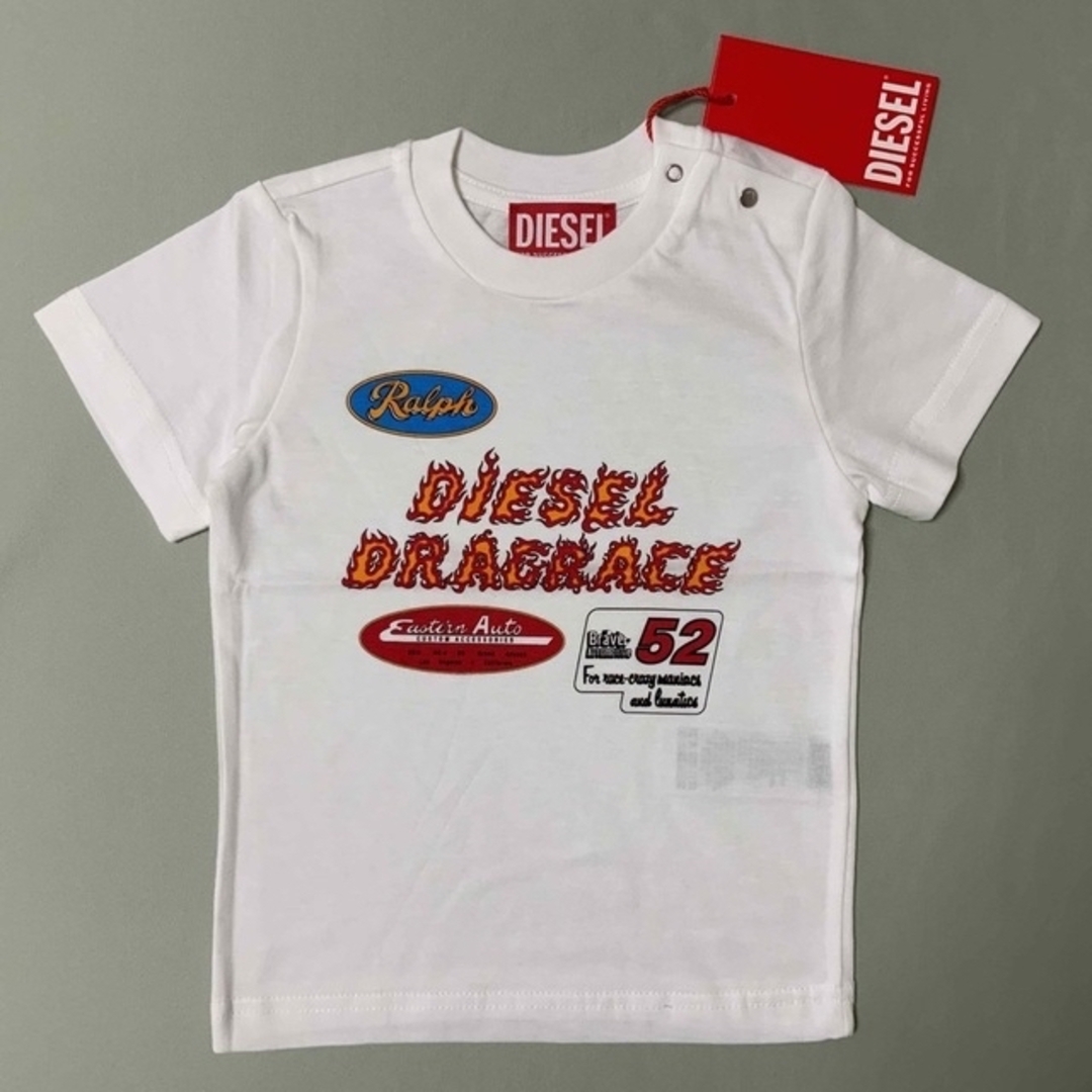 DIESEL(ディーゼル)の洗練されたデザイン　DIESEL　BABY　TARCYB　Tシャツ　12M キッズ/ベビー/マタニティのベビー服(~85cm)(Ｔシャツ)の商品写真