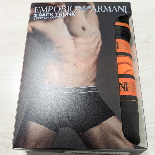 Emporio Armani(エンポリオアルマーニ)の【3枚】EMPORIO ARMANI ボクサーパンツ 54077177 M メンズのアンダーウェア(ボクサーパンツ)の商品写真