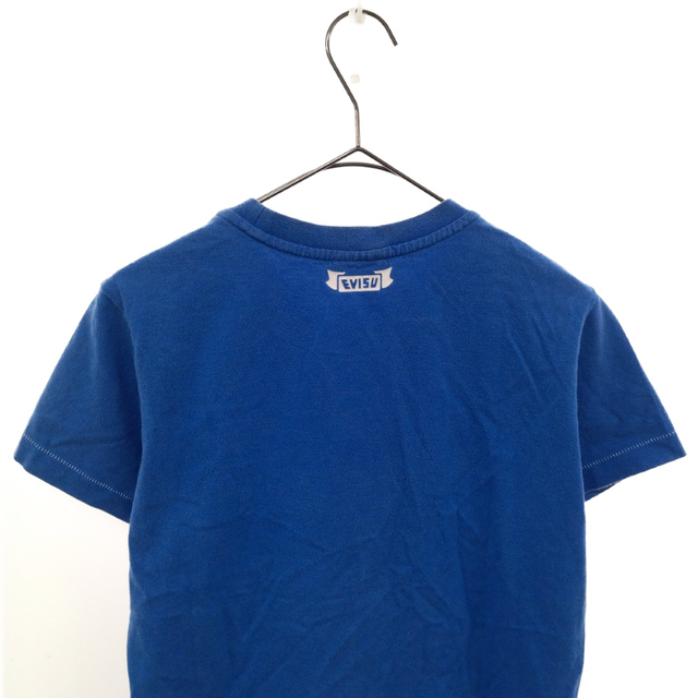 EVISU(エビス)のEVISU エビス ロゴプリントデザイン 半袖Tシャツ カットソー ブルー レディースのトップス(Tシャツ(半袖/袖なし))の商品写真