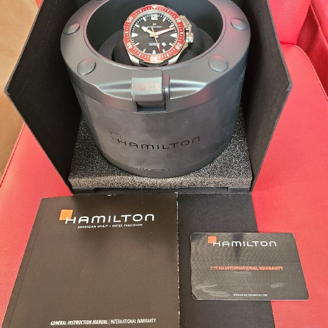Hamilton(ハミルトン)のHAMILTON カーキ ネイビー オープンウォーター チタニウム 腕時計 メンズの時計(腕時計(アナログ))の商品写真
