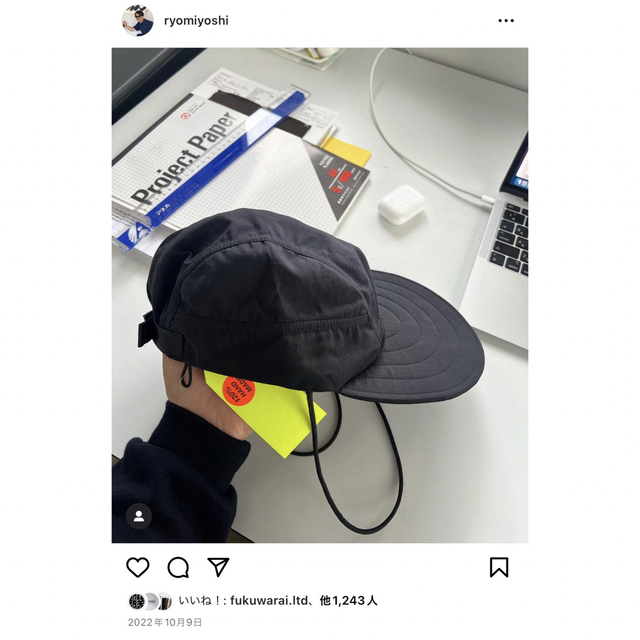 Supplex Nylon No Mesh Long Bill Cap レア-