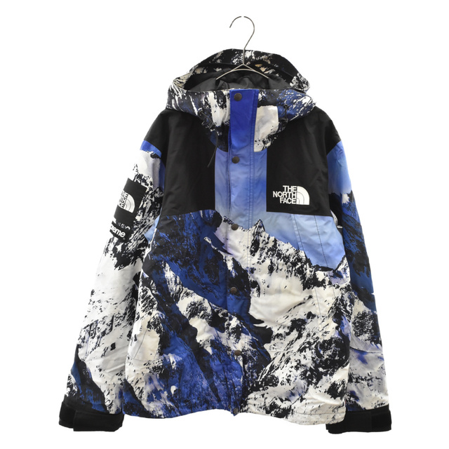 【超安い】  ジャケット マウンテンパーカー Parka×ザノースフェイスコラボ Mountain FACE NORTH ×THE 17AW シュプリーム SUPREME - Supreme 雪山 NP61701I ブルー マウンテンパーカー