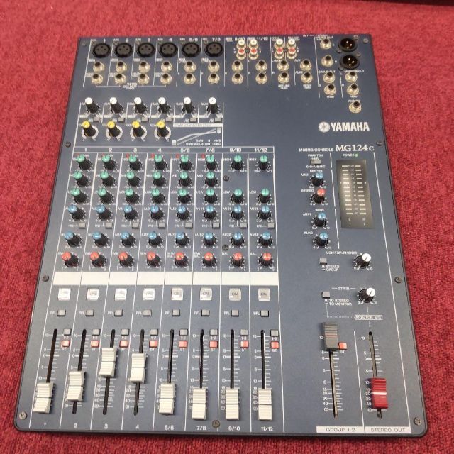 動作品 YAMAHA ミキシングコンソール MG124c