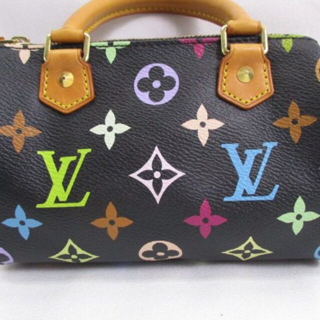LOUIS VUITTON - LV ルイヴィトン/ミニスピーディマルチカラーノワール/M92644 16cm
