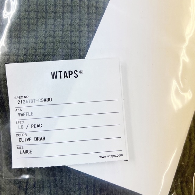 W)taps(ダブルタップス)の新品完売 WTAPS WAFFLE L 03 ダブルタップス ワッフル ウール メンズのトップス(Tシャツ/カットソー(七分/長袖))の商品写真