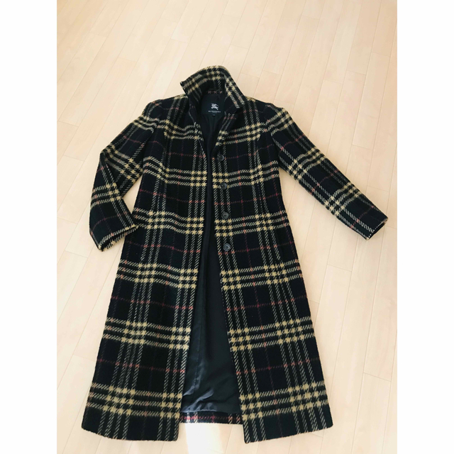 BURBERRY(バーバリー)の美品　BURBERRY バーバリー　ロングコート　メガチェック　　38 レディースのジャケット/アウター(ロングコート)の商品写真