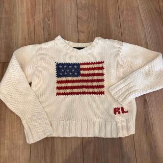 ラルフローレン(Ralph Lauren)のラルフローレン　ニット　アメリカ　星条旗　100 (ニット)