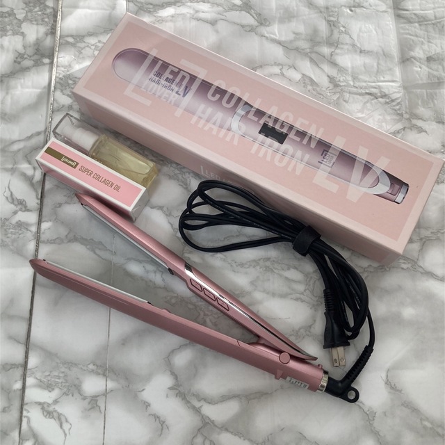 値下げ!!コラーゲンヘアアイロンLV(ピンク) | tradexautomotive.com