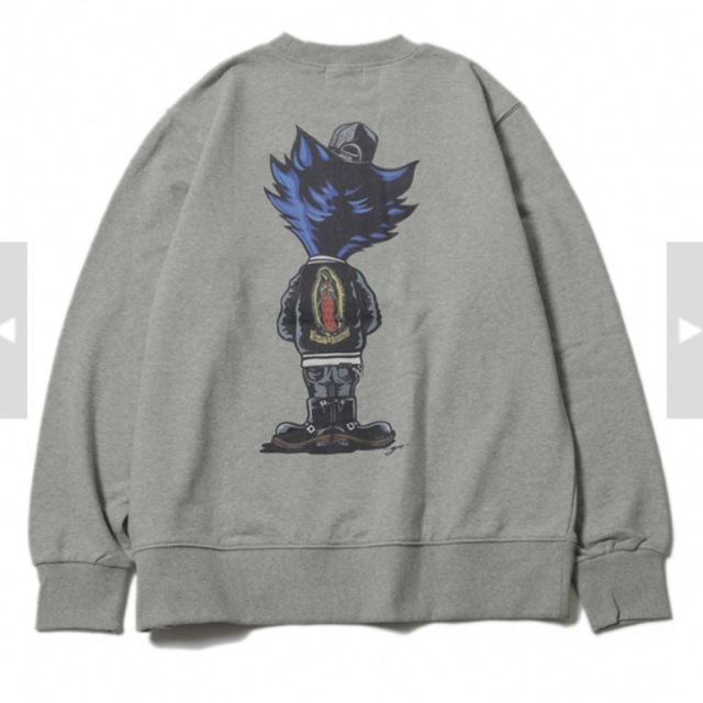 RUDE GALLERY(ルードギャラリー)のRUDE GALLERY  RUD RUDE CAT CREW SWEAT メンズのトップス(スウェット)の商品写真