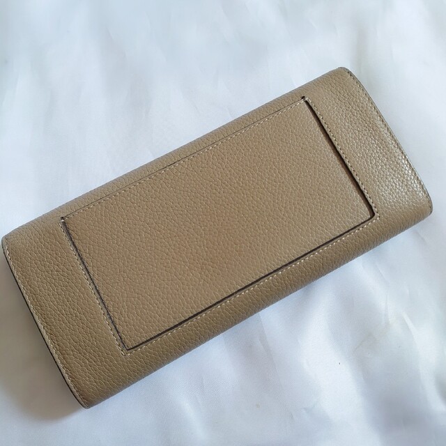 美品 CELINE ラージフラップ 長財布