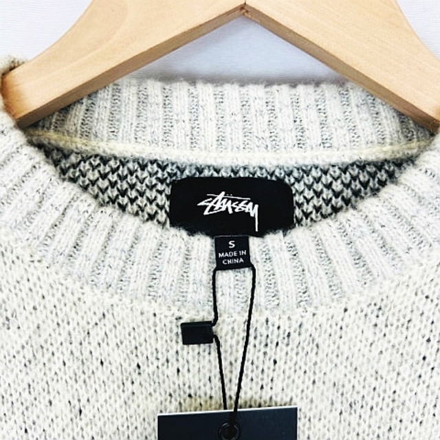 STUSSY 8 Ball Heavy Brushed Sweater  S 2