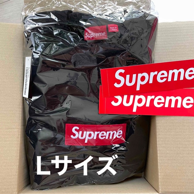 Lサイズ　Supreme Box Logo Crewneck Black